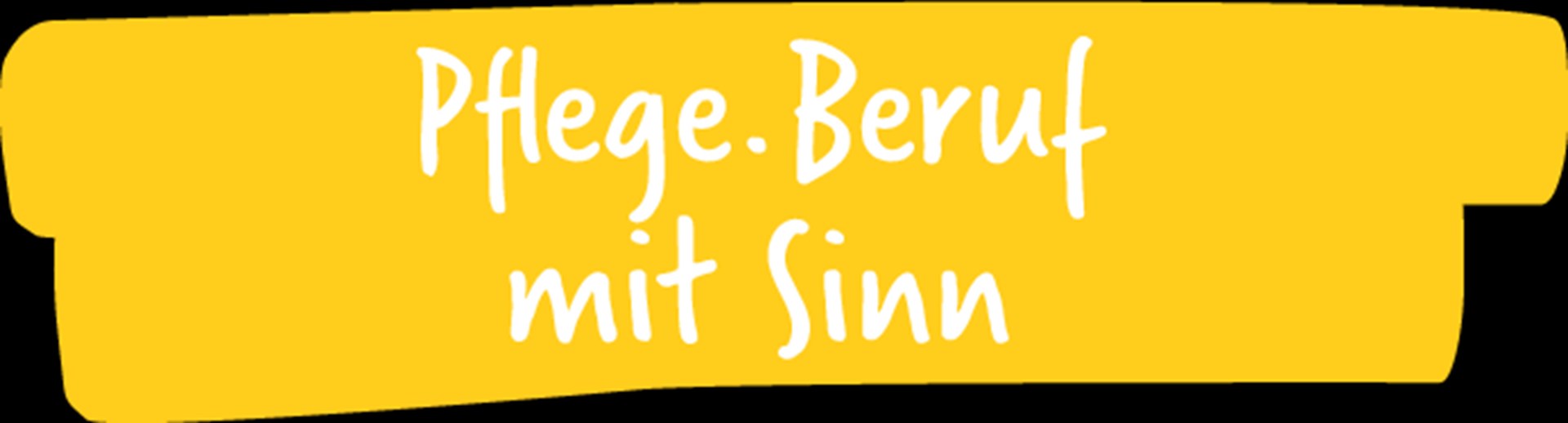 Sprüche Marginalspalten - 008 - Marginalspalte_Caritas-Sonnengelb_Pflege.Beruf mit Sinn