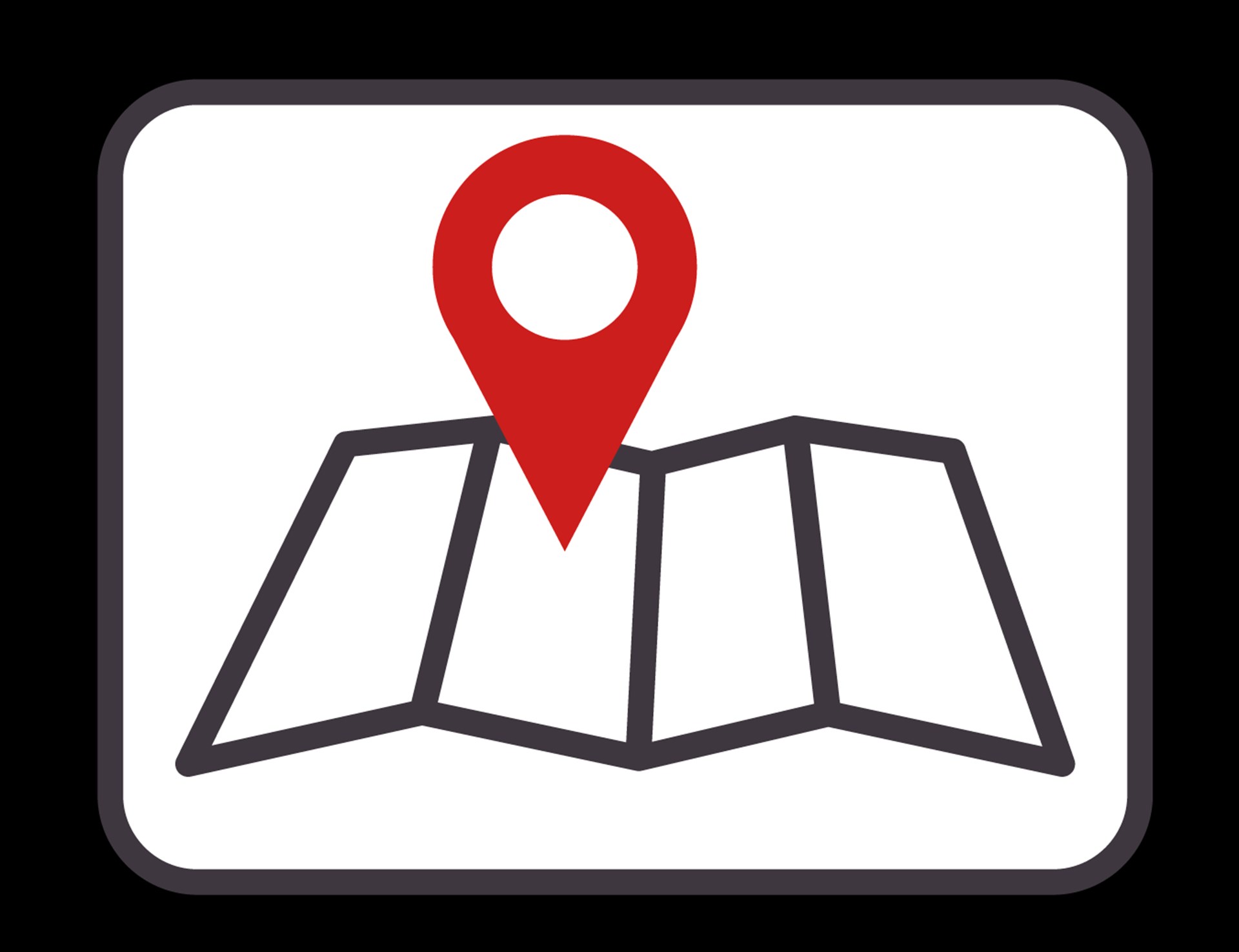 Icon Adressen Karte Pin