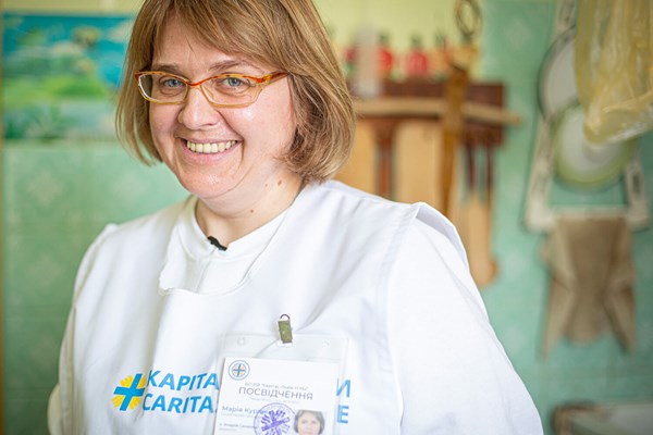 Maria Kurivchak hilft direkt vor Ort